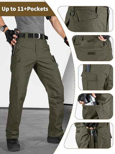 Men's Water Resistant Tactical Cargo Pants P7792