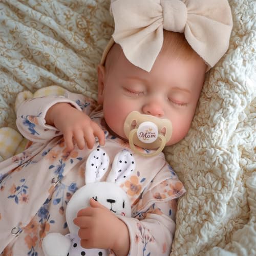 Lifelike Reborn Baby Doll 20 Inch Soft Body Sleeping Girl with Clothes and Toy Accessories N674610