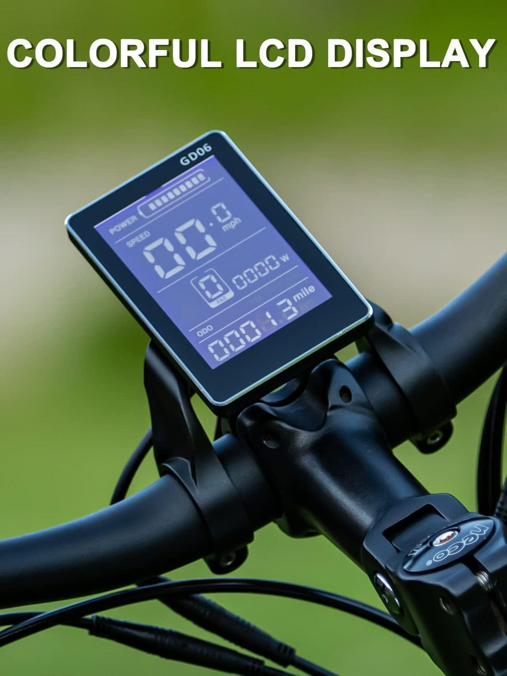 Mid-Drive Electric Bike for Adults, Full Suspension, 26" Fat Tire P39409