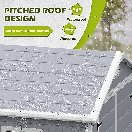 Outdoor Storage Shed 6 x 4 FT with Lockable Door H20319