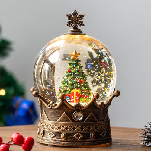 Nutcracker Snow Globe Lantern with Music and Timer Z50315