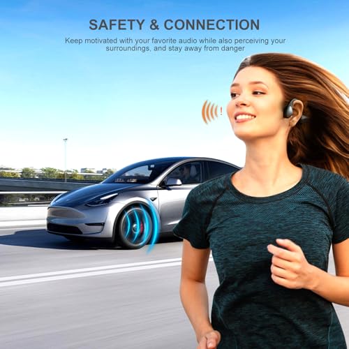 Bone Conduction Open Ear Headphones with HD Mic, IPX6 Waterproof U3338