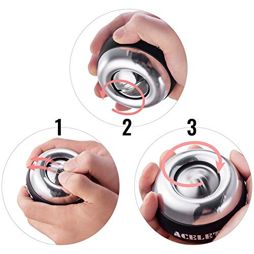 Gyro Ball Wrist Exerciser for Forearm Strengthening W8923