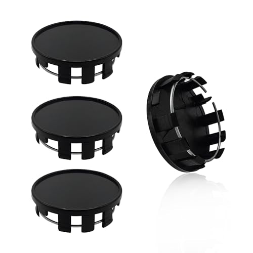 Kewucn 4PCS Wheel Center Caps, Snap-in Car Rim Hub Caps, Plastic Wheel Tyre Center Hub Cap Cover with 2.13 Inch (54mm) Outer Dia and 1.97 Inch (50mm) Inner Dia, Car Accessories