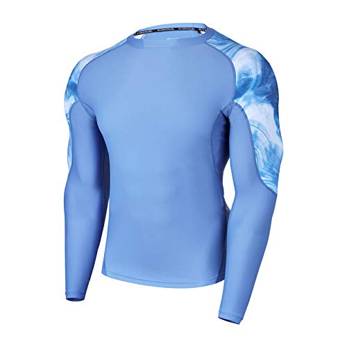 Men's Long Sleeve UPF 50+ Sun Protection Swim Shirt J5193