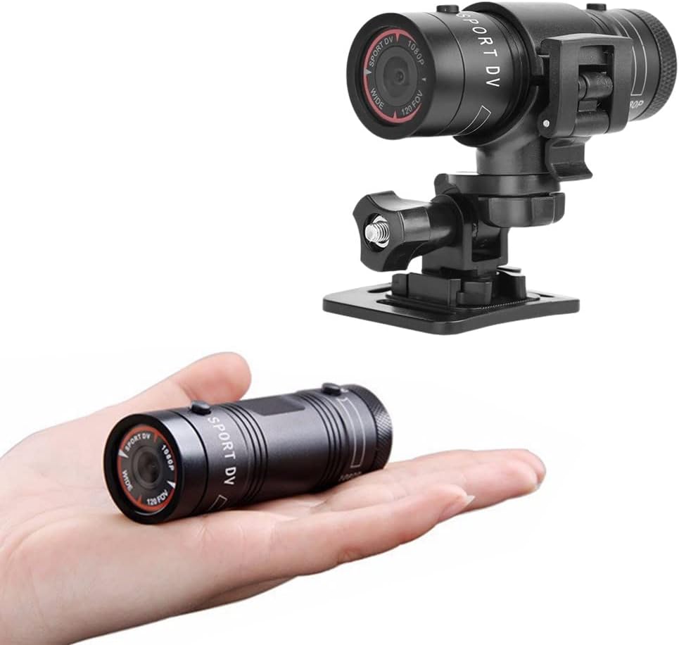 Bicycle Helmet Camera, HD 1080P Sports Action Camera, Waterproof, with 32G SD Card U3737