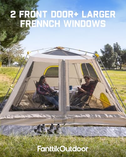 10 Person Instant Cabin Tent, Lightweight with Carry Bag for Camping & Hiking X185