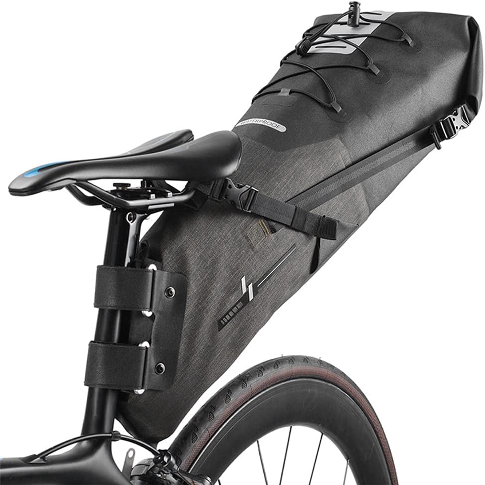 Bikepacking Bag Waterproof Large Capacity Bike Packing Tail Bag Road Mountain Bike Seat Bag Bike Saddle Bag Cycling Equipment