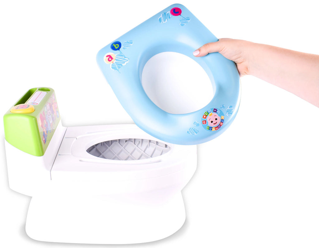 Musical Transition Potty Trainer with Splash Guard and Storage L90453