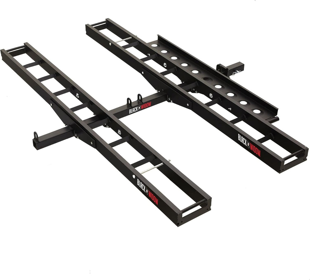 Black Widow Pro Black Anodized Aluminum Double Dirt Bike Carrier - 600 lb. Capacity