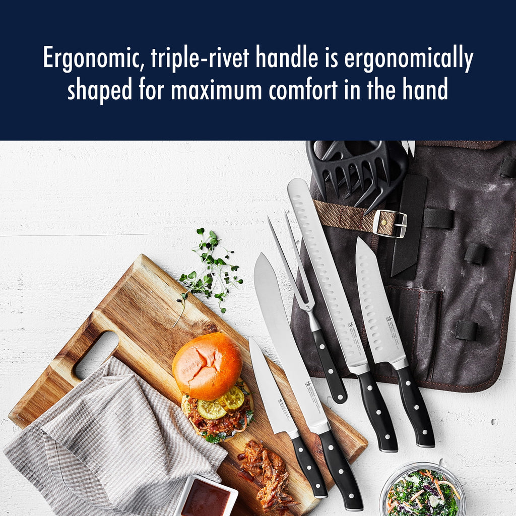 Stainless Steel Chef's Knife Set, 9 Piece D7640