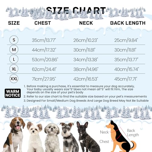Black Dog Winter Coat with Harness, Reflective Waterproof Jacket for Small Dogs O43201