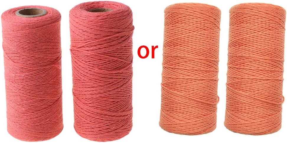 1mm Cotton Loom Warp Yarn for Weaving Carpet Tapestry Rug DIY C7516