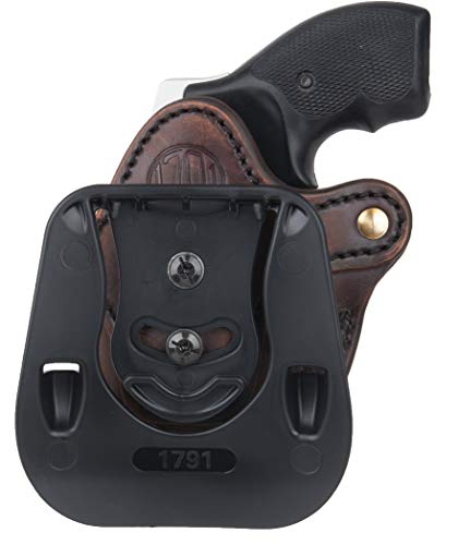 J-Frame Revolver Paddle Holster OWB Right Handed Leather P2522