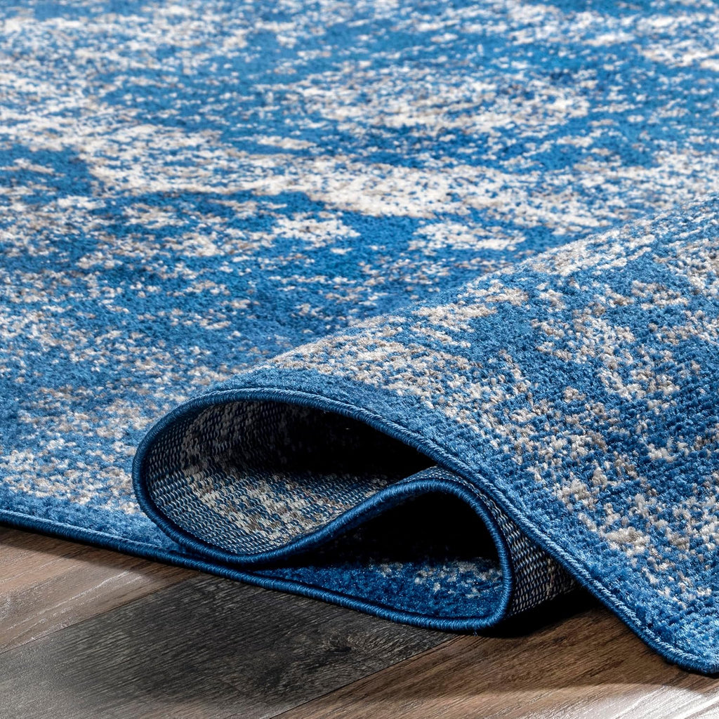 Vintage Persian Runner Rug, 2'8" x 8', Dark Blue M139