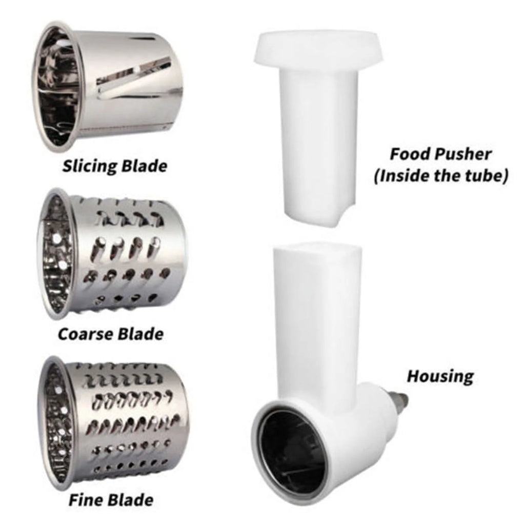 Meat Grinder, Slicer & Juicer Attachment Set for Stand Mixer S911435