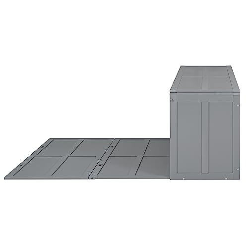 Wall Cabinet Bed with Storage and Bookcase Headboard F651615