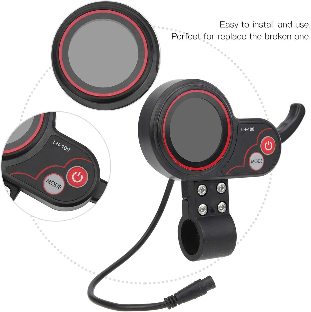Electric Scooter Thumb Throttle with LCD Display, 24V 36V Speedometer P413