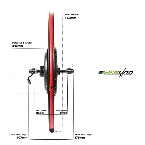 Waterproof Ebike Conversion Kit with Battery 26" Direct Drive Wheel T181886