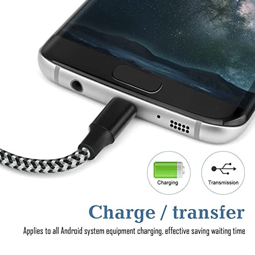 Micro USB Cable 3Pack Nylon Braided Android Charger Cord H947