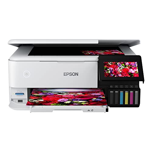 Wireless Color All-in-One Supertank Printer with Scanner and Copier P60389