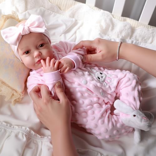20-inch Soft Vinyl Reborn Baby Doll with Accessories N401