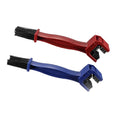 2 Pcs Bike Chain Cleaner Washer Bicycle Motorcycle Chain Cleaning Brush Tool (Blue+Red)