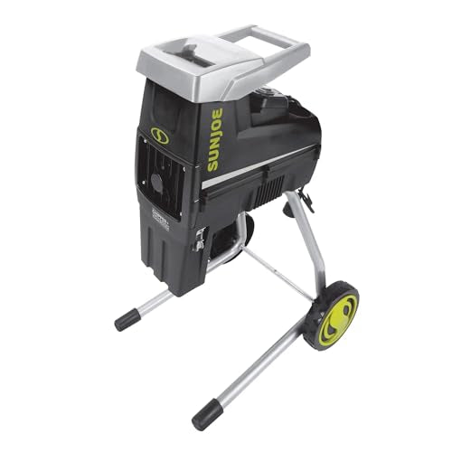 Wood Chipper Shredder, 15-Amp Corded Electric Yard Waste Machine with Collection Bag G953
