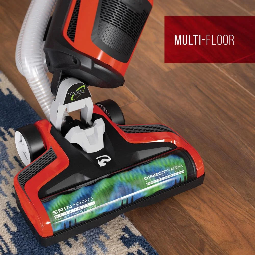 Bagless Corded Upright Vacuum Cleaner with Swivel Steering C123861