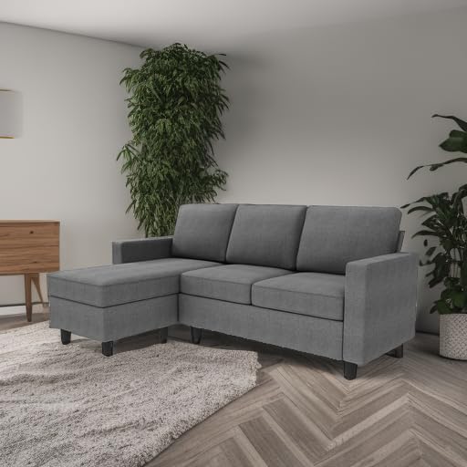 Convertible Sectional Sofa L Shaped Couch with Reversible Chaise U238492