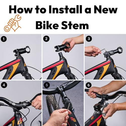 Adjustable Bike Stem 25.4/31.8mm 0-60 Degree 90-130mm Length D265
