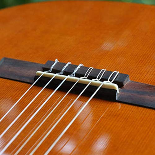 6 String Acoustic Guitar Bone Bridge Saddle and Nut Q356