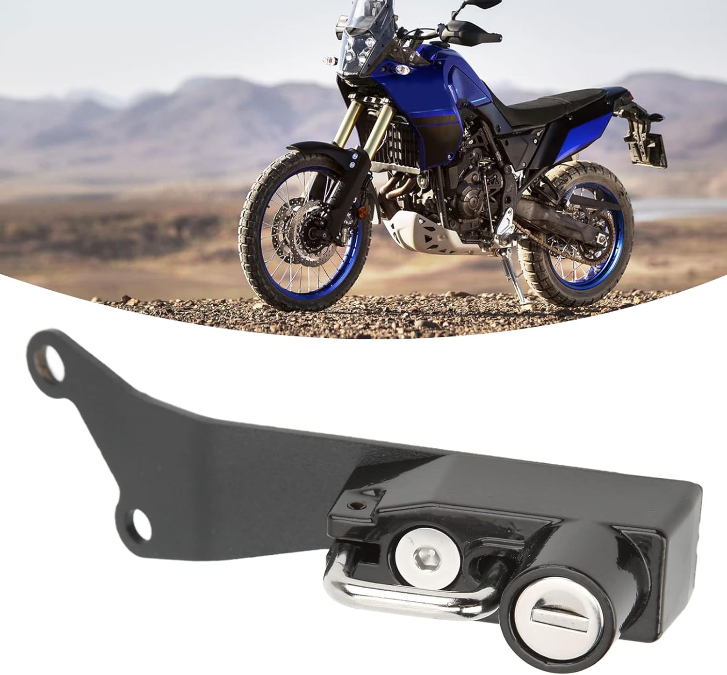 Motorcycle Helmet Lock with 2 Keys Anti Theft E4899