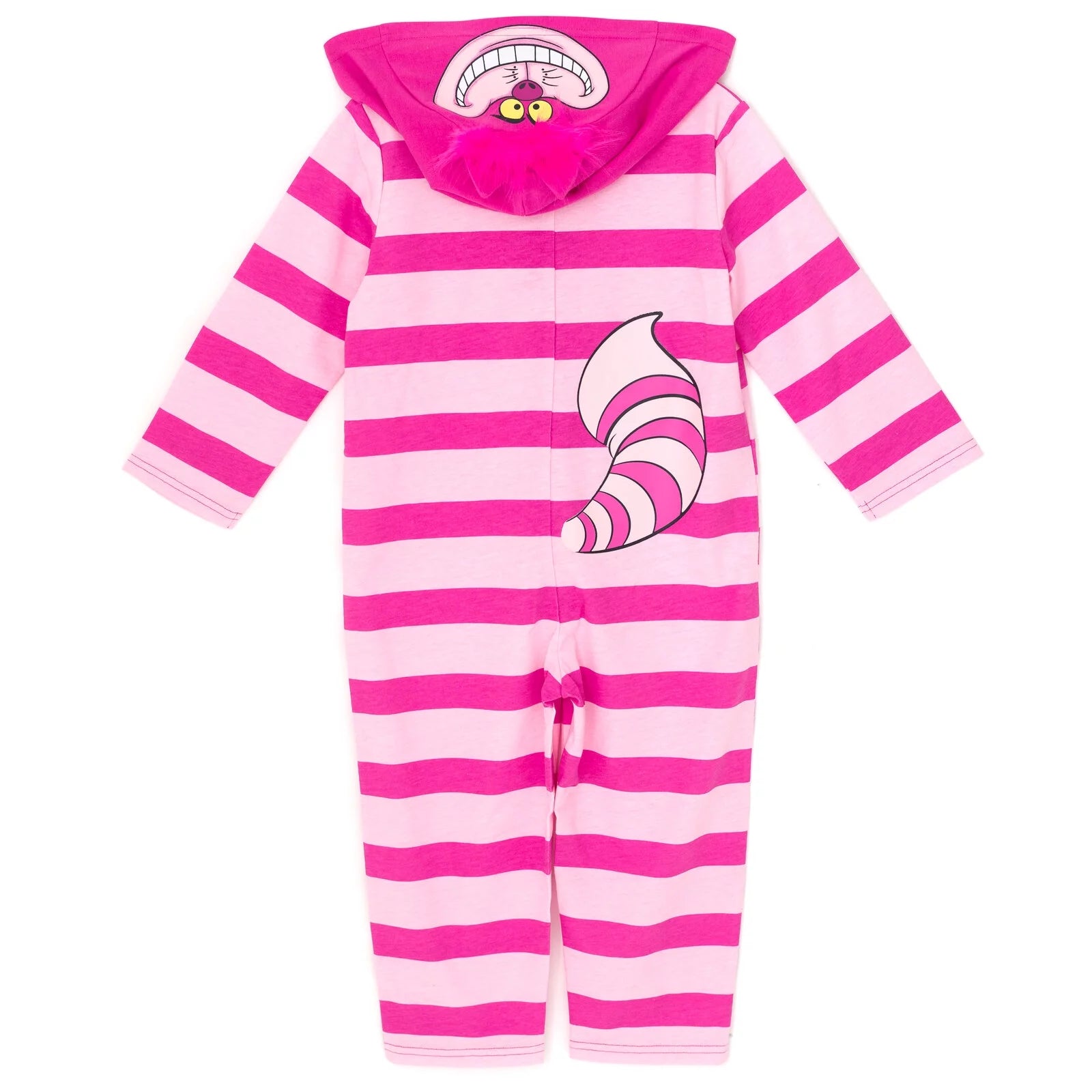 Alice in Wonderland Cheshire Cat Boys Zip Up Coverall Pink B1305
