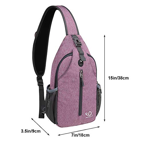 Crossbody Sling Backpack Travel Hiking Chest Daypack F178