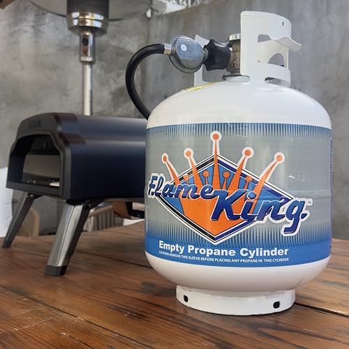 20 lb Steel Propane Tank Cylinder with Type 1 Valve for Grills and BBQs J64752