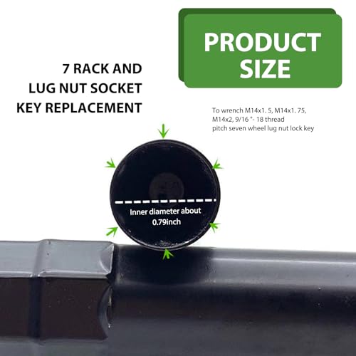 6 Slot Spline Drive Wheel Hub Anti-Theft Screw Removal Tool H809420