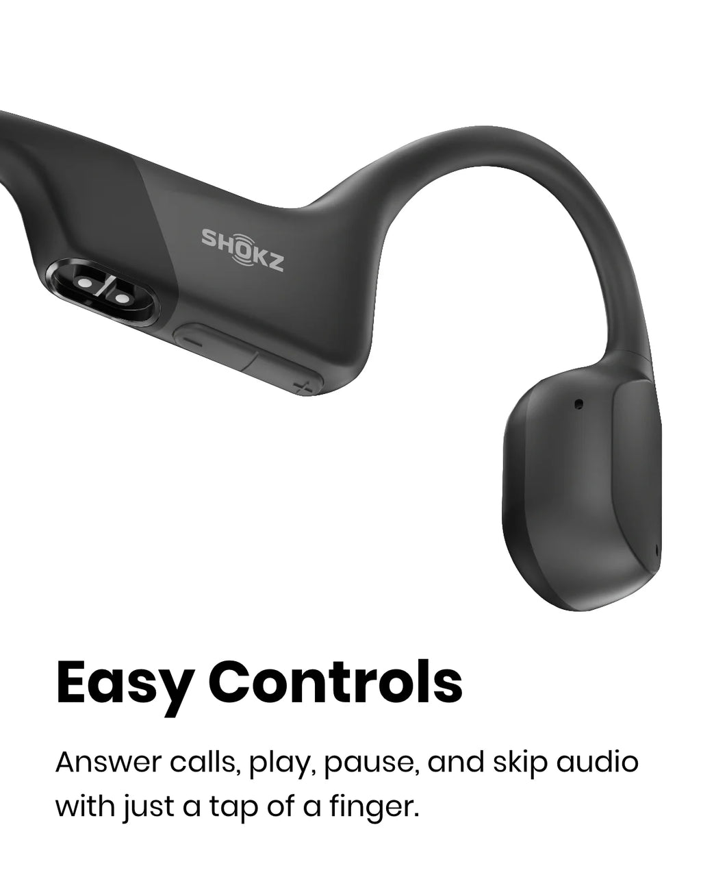Bone Conduction Waterproof Bluetooth Headphones for Sports with Cooling Wristband, Black S58791