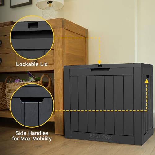 Outdoor Storage Box 31 Gallon Waterproof Resin Deck Box V3075