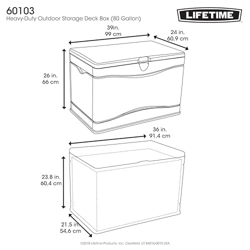 Extra Large Deck Box, 130 Gallon, Desert Sand/Brown V622519