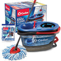 O-Cedar RinseClean Spin Mop & Bucket System | Clean with Clean Water | Removes 99% of Bacteria