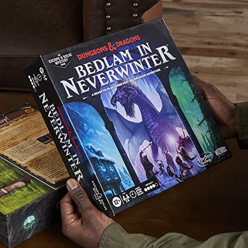 Dungeons & Dragons: Bedlam in Neverwinter Board Game, Cooperative Strategy Game for Ages 12+ Z1799