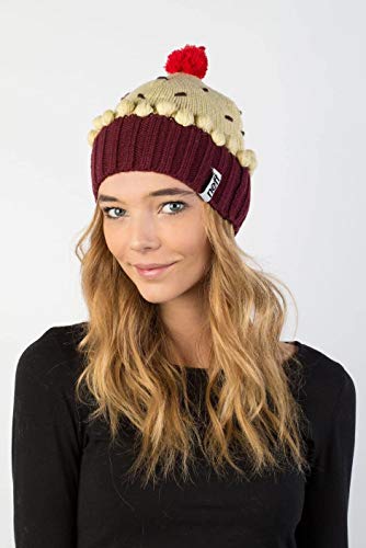 Women's Cupcake Beanie Hat Q304280