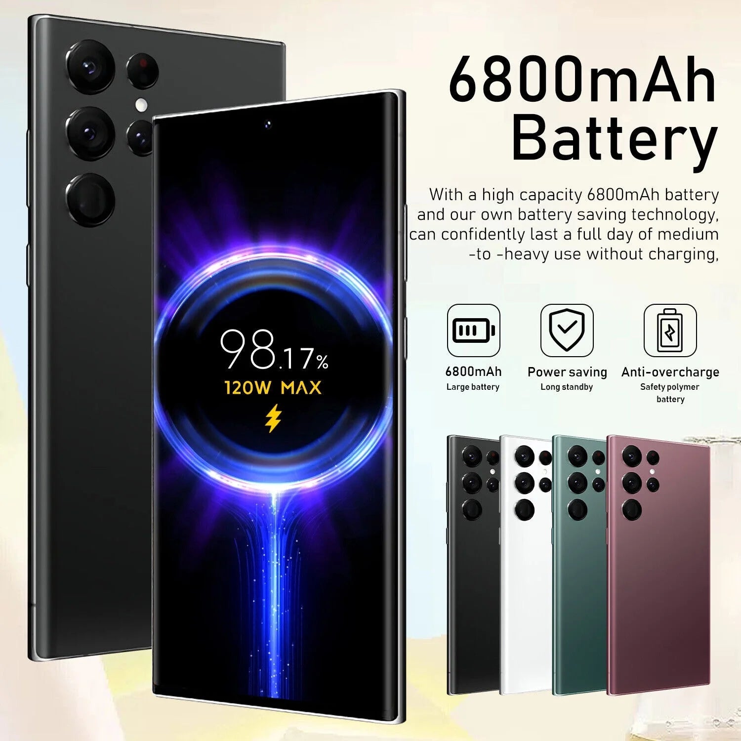7.3" Smartphone 3GB+64GB Unlocked Android 13 S700357