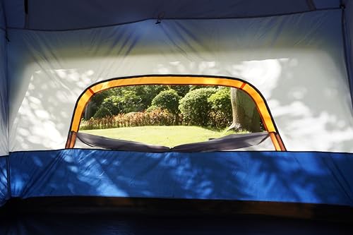 Extra Large Family Cabin Tent for Camping, 2 Rooms, 3 Doors, Waterproof E6603