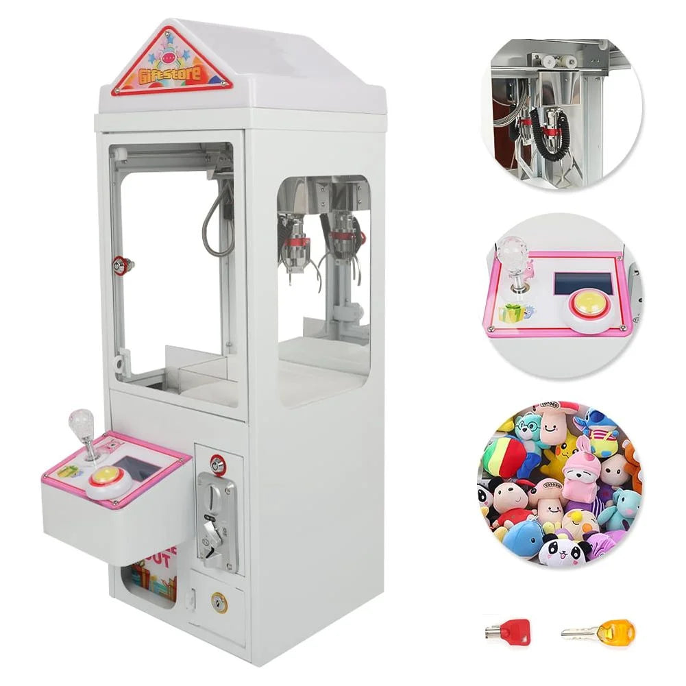 Mini Claw Crane Machine 110V Metal Case Candy Toy Catcher A196