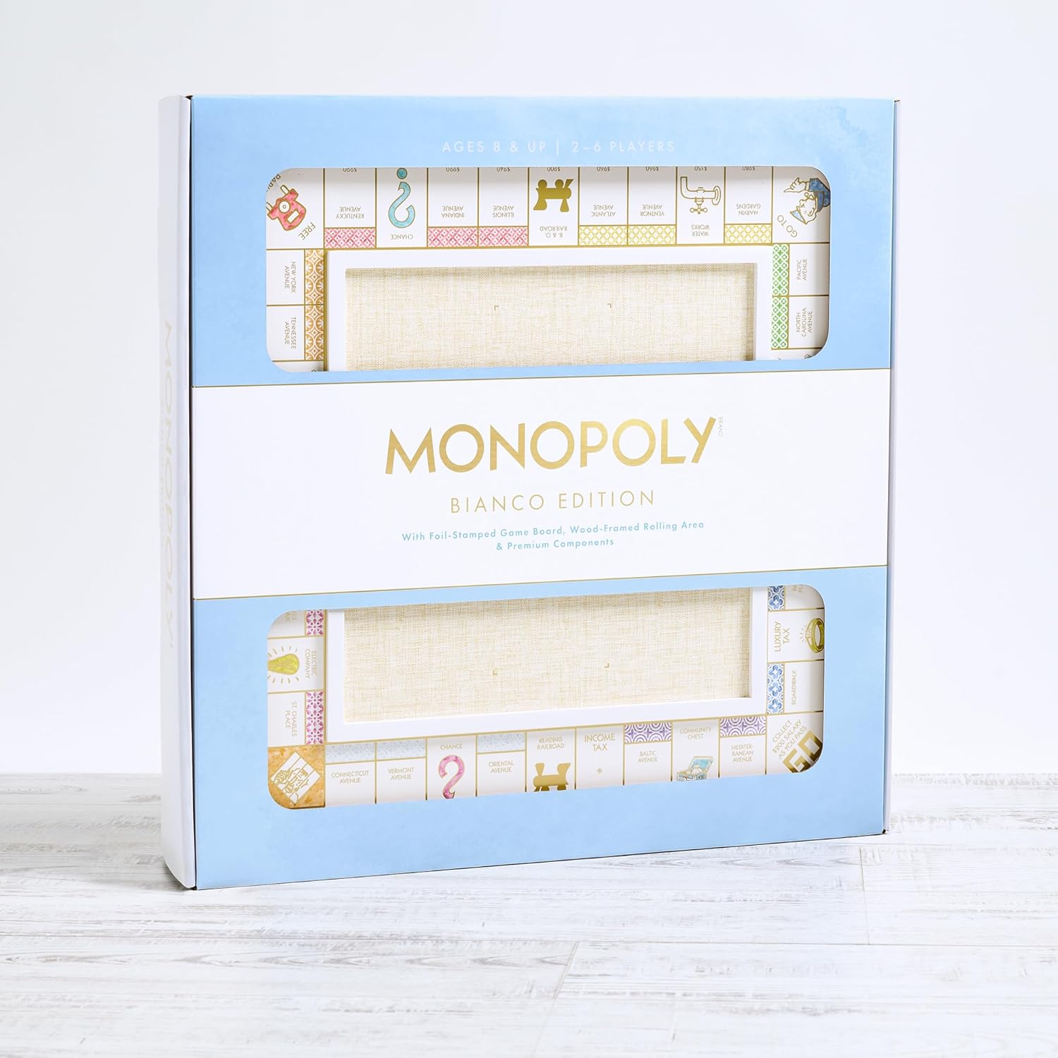 Monopoly Bianco Edition Wood Game Board U45273