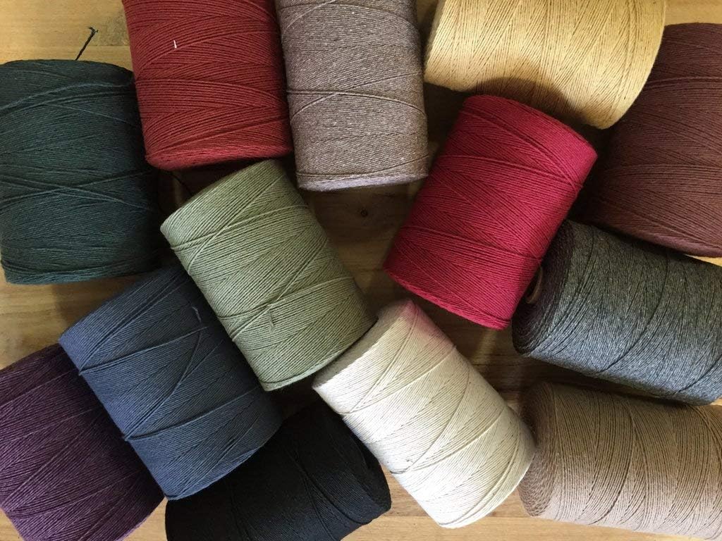 Cotton Rug Yarn with Weaving Needles for Lap Loom X225183