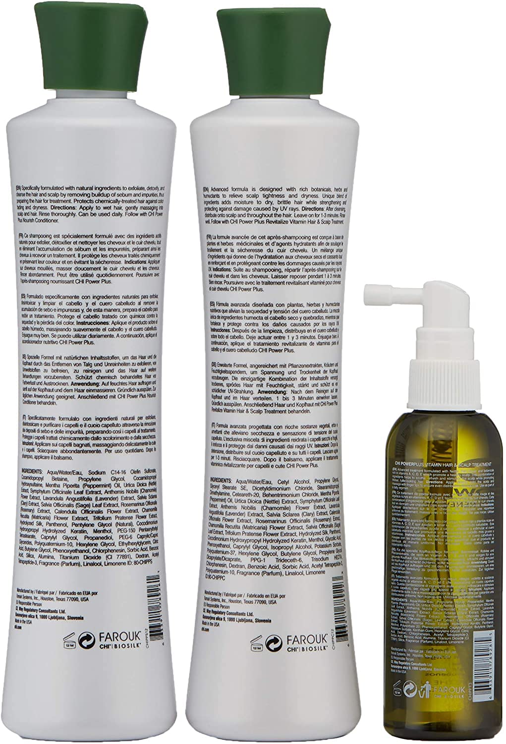 Hair Care Starter Kit with Shampoo, Conditioner and Scalp Treatment T280