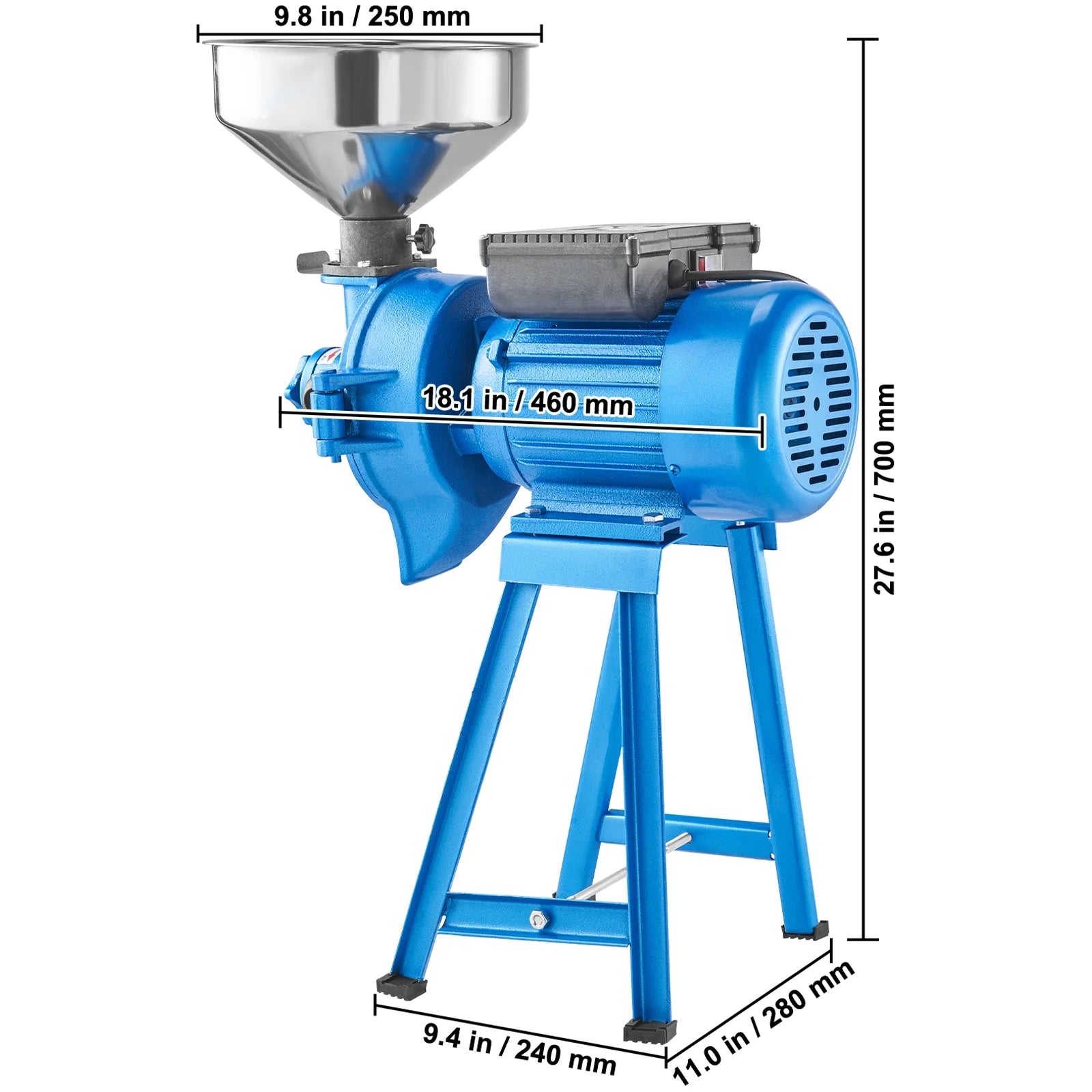 1500W Electric Grain Mill Grinder for Corn Wheat and Spice E6345